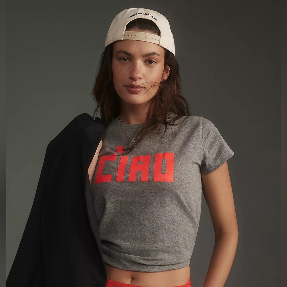 NWOT Clare V. Ciao Classic Tee - Picture 3 of 3